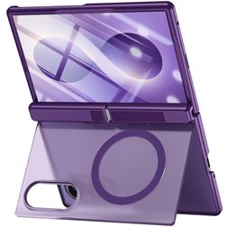 Mobigear Kickstand Samsung Galaxy Z Fold 8 MagSafe Hardcase Backcover Shockproof mit Ständer - Lila