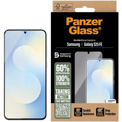PanzerGlass Ultra Wide Fit Samsung Galaxy S25 FE Gehärtetes Glas Displayschutz - Hüllenfreundlich