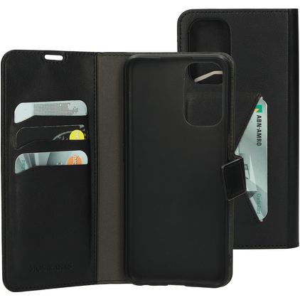 Mobiparts Classic Wallet OPPO A54 Klapphülle Portemonnaie - Schwarz