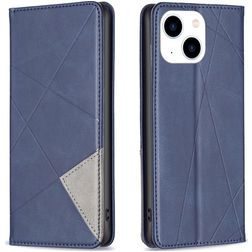 Mobigear Rhombus Slim iPhone 15 Klapphülle - Blau