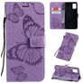 Mobigear Butterfly Samsung Galaxy A51 Hülle Klapphülle Geldbörse - Lila
