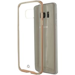 Mobilize Gelly Plus Samsung Galaxy S7 Edge Hülle Flexibles TPU Backcover - Transparent / Roségold