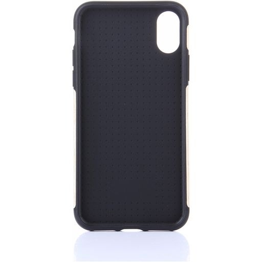 Mobigear Nature iPhone XS Hülle Flexibles TPU Backcover - Nordic Walnut