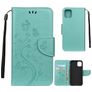 Mobigear Flowers iPhone 11 Pro Hülle Klapphülle Geldbörse - Türkis