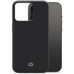 Mobilize Rubber Gelly iPhone 14 Pro Hülle Flexibles TPU Backcover - Matt Black