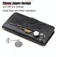 Mobigear Zipper iPhone 17 Pro Hülle Klapphülle Geldbörse - Schwarz