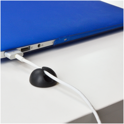 Grab n Go Cable Clips Sticky Cable Organizer - Schwarz (8er Pack)