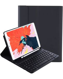 Mobigear Keys iPad Air 5 (2022) QWERTY Bluetooth Tastatur Klapphülle + Stylus-Halter - Schwarz
