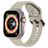 Mobigear Ripple Silikon Apple Watch Armband Dornschließe - 49/46/45/44 mm - Polarstern