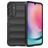 Mobigear Bumpy Samsung Galaxy A24 Hülle Flexibles TPU Backcover - Schwarz
