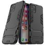 Mobigear Armor Stand iPhone 11 Pro Max Hülle Hardcase Backcover Stoßfest mit Ständer - Schwarz