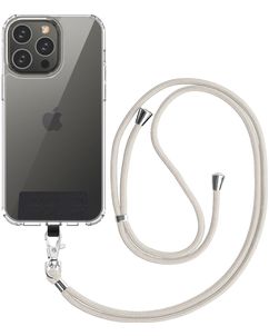 Mobigear Lanyard Universal-Handykette einstellbar - Grau