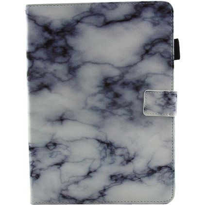 Mobigear Marble iPad 6 (2018) Hülle Klapphülle - White Marble