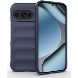Mobigear Bumpy Google Pixel 10 Hülle Flexibles TPU Backcover - Blau