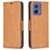 Mobigear Excellent Motorola Moto G85 Hülle Klapphülle Geldbörse - Cognac
