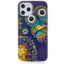 Mobigear Design iPhone 12 Pro Max Hülle Flexibles TPU Backcover - Eule