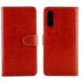 Mobigear Wallet Samsung Galaxy A90 Hülle Klapphülle Geldbörse - Braun
