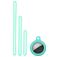 Mobigear Lanyard Apple AirTag Hülle Silikon (flexibel) - Mintgrün