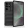Mobigear Bumpy Samsung Galaxy S25 Ultra Hülle Flexibles TPU Backcover - Schwarz