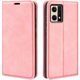 Mobigear Retro Slim OPPO Reno 7 4G Hülle Klapphülle Geldbörse - Pink