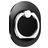 Mobigear Oval Handy-Ring - Schwarz Universal