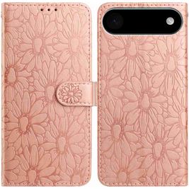 Mobigear Flowers iPhone Air Hülle Klapphülle Geldbörse - Roségold