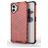 Mobigear Honeycomb Nothing Phone (2) Hülle Hardcase Backcover Stoßfest - Rot