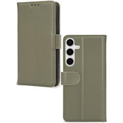 Mobilize Premium Gelly Wallet Samsung Galaxy S24 Hülle Klapphülle Geldbörse - Grün