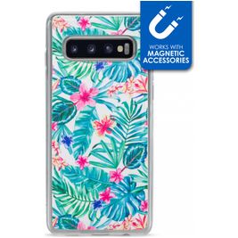 My Style Magneta Samsung Galaxy S10 Hülle Flexibles TPU Backcover - Jungle