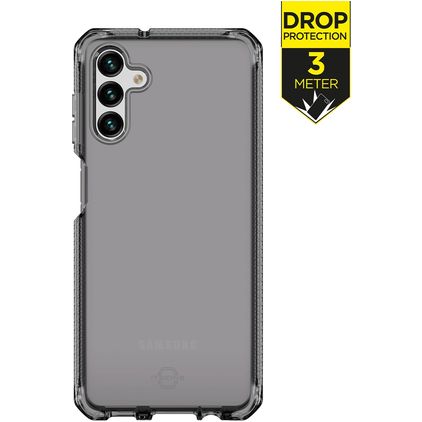 ITSkins SpectrumClear Samsung Galaxy A04s Hülle Flexibles TPU Backcover Stoßfest - Smoke