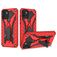 Mobigear Armor Stand Samsung Galaxy A03 Hülle Hardcase Backcover Stoßfest mit Ständer - Rot