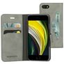 Mobiparts Classic Wallet iPhone 7 Hülle Klapphülle Geldbörse - Granite Grey