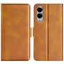 Mobigear Slim Magnet Samsung Galaxy S25 Edge Hülle Klapphülle Geldbörse - Cognac