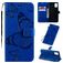 Mobigear Butterfly Samsung Galaxy A51 Klapphülle Portemonnaie - Blau