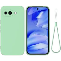 Mobigear Rubber Touch Google Pixel 10a Silikon Hülle Backcover - Grün
