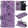 Mobigear Butterfly OPPO A53s Hülle Klapphülle Geldbörse - Lila