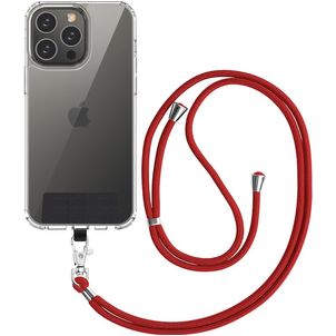 Mobigear Lanyard Universal-Handykette einstellbar - Rot