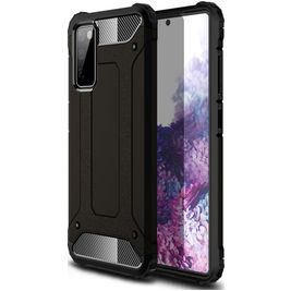 Mobigear Outdoor Samsung Galaxy S20 FE Hülle Hardcase Backcover Stoßfest - Schwarz