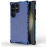 Mobigear Honeycomb Samsung Galaxy S24 Ultra Hülle Hardcase Backcover Stoßfest - Blau