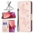 Mobigear Butterfly Xiaomi 12 Hülle Klapphülle Geldbörse - Roségold