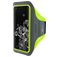 Mobiparts Comfort Fit Handyhalterung Joggen Samsung Galaxy S20 Ultra Sporthülle Neopren Sportarmband - Neon Green