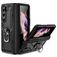 Mobigear Armor Ring Samsung Galaxy Z Fold 5 Hülle Hardcase Backcover Stoßfest mit Ringhalter - Schwarz