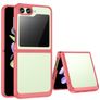 Mobigear Crystal Samsung Galaxy Z Flip 5 Hülle Hardcase Backcover - Transparent / Rot