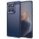 Mobigear Brushed Slim Motorola Edge 60 Fusion Hülle Flexibles TPU Backcover - Blau