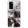 Mobigear Marble Huawei P40 Hülle Flexibles TPU Backcover - Schwarz / Weiß
