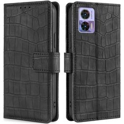 32nd PU Leder Hülle Für Motorola Moto Edge 30 Neo – Flip Case Mit Magnetverschluss & Kartenfach, Blau