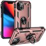 Mobigear Armor Ring iPhone 14 Plus Hülle Hardcase Backcover Stoßfest mit Ringhalter - Roségold