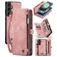 Caseme 008 Samsung Galaxy S23 FE Hülle Abnehmbare 2in1 Klapphülle Geldbörse - Pink
