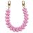 Mobigear Kunststoff Heart Verstellbare Universal-Handykette - Blush Pink