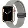 Mobigear Sport Mag Silikon Apple Watch Armband Magnetverschluss - 49/46/45/44 mm - Grau